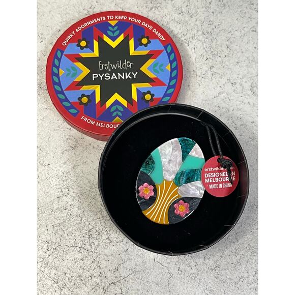 Erstwilder Tree of Life brooch new in box nwt collector gift - Picture 1 of 6